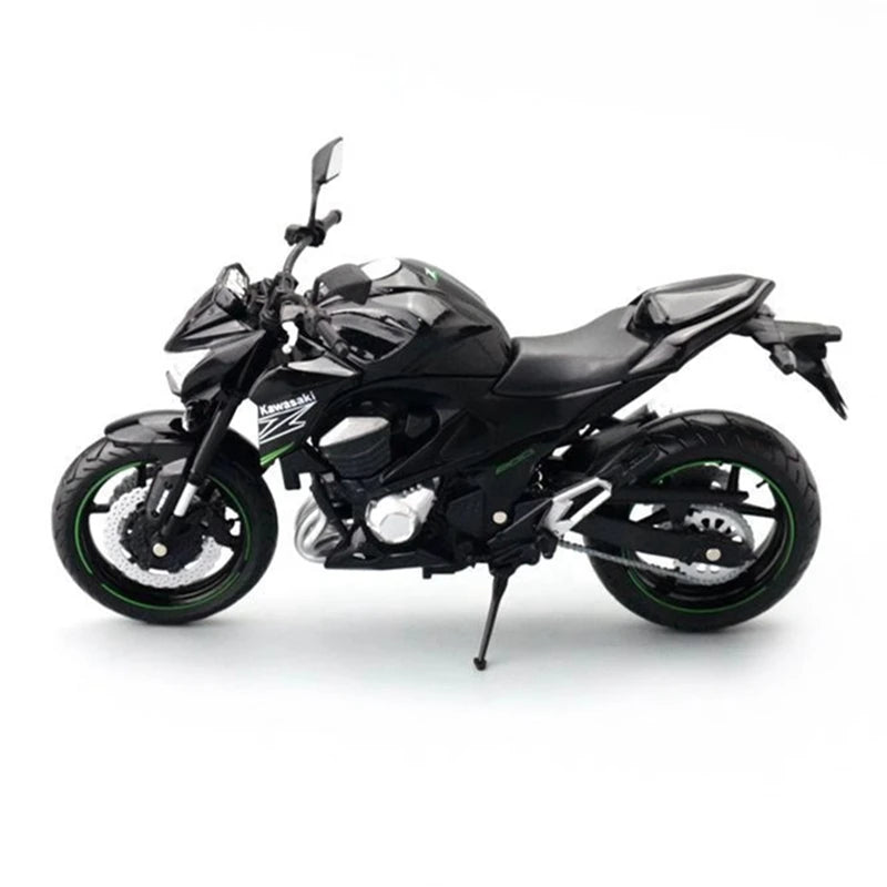 1/12 Kawasaki Ninja Z800 Alloy Racing Cross-country Motorcycle Model Simulation Metal Toy Street Motorcycle Model Childrens Gift