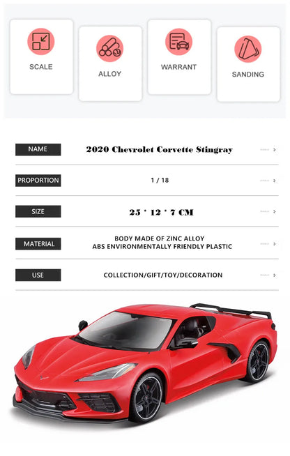 Maisto 1:18 2020 Chevrolet Corvette C8
