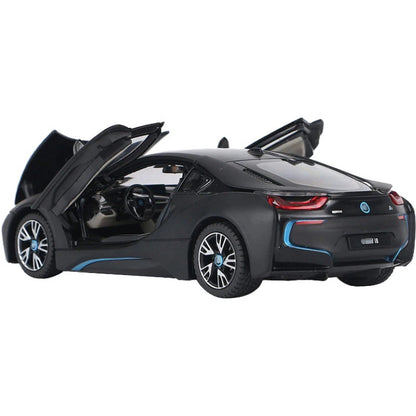 Free delivery 1:24 I8 Supercar alloy car model Diecasts & Toy Vehicles Collect gifts Non-remote control type transport toy