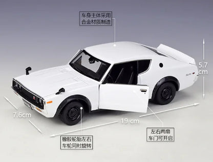 1/24 Skyline 2000 GT-R  Diecast Alloy Car Model Classic Car Collection Decoration Diecast Toy Vehicles