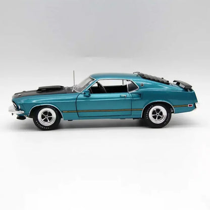 Metal Toy Car Model 1:18 Scale 1969 Ford Mustang Mach 1