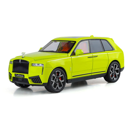 1:24 Rolls Royce Cullinan SUV Alloy Diecast Metal Model Car Pull Back Sound And Light Children's Toy Car Mini GT Miniature Gift
