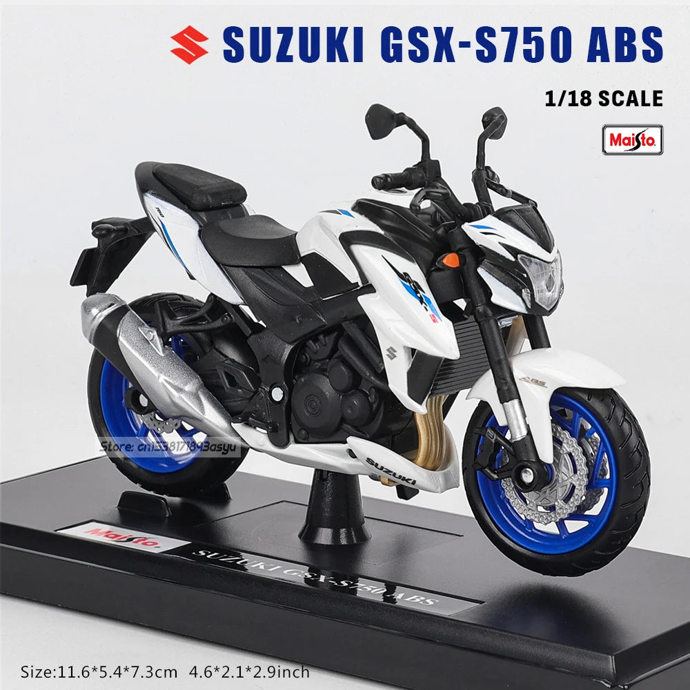 Maisto 1:18  NINJA H2R KTM RC 390 YZF-R1 Naked V4 S  YAMAHA MT-07 2018 motorcycle