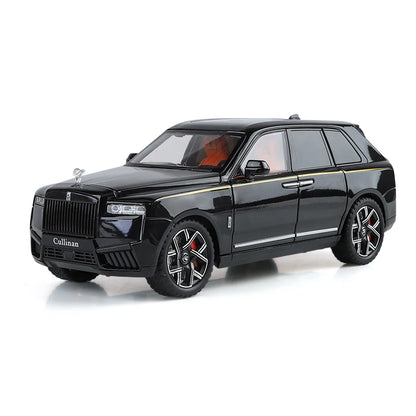 1:24 Rolls Royce Cullinan SUV Alloy Diecast Metal Model Car Pull Back Sound And Light Children's Toy Car Mini GT Miniature Gift