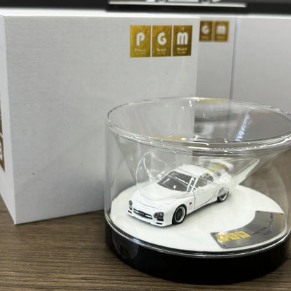 PGM 1:64 RX7 White Color Full Open Diecast Model Car