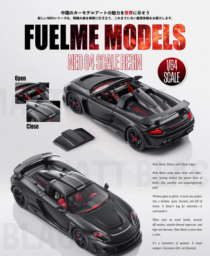 Fuelme 1:64 Matt Carbon MGT Diecast