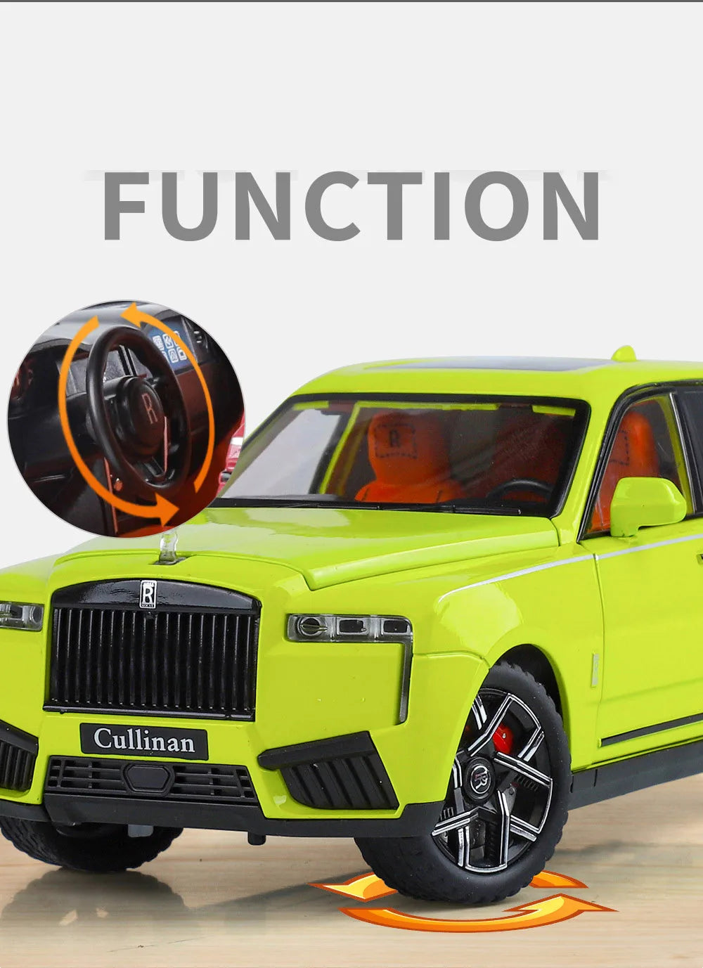 1/24 Rolls Royce Cullinan SUV Alloy Luxury Car
