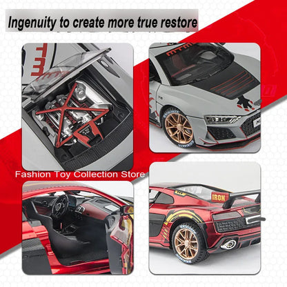 1: 24 AUID R8 Alloy Car