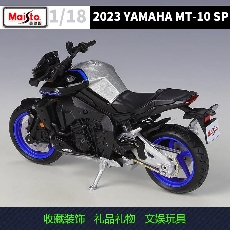 Maisto 1:18 Yamaha 2023 Mt10 Mt 10 Mt-10 Sp Alloy Motorcycle Model Finished Toy Gift Display