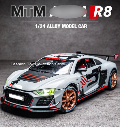 1: 24 AUID R8 Alloy Car