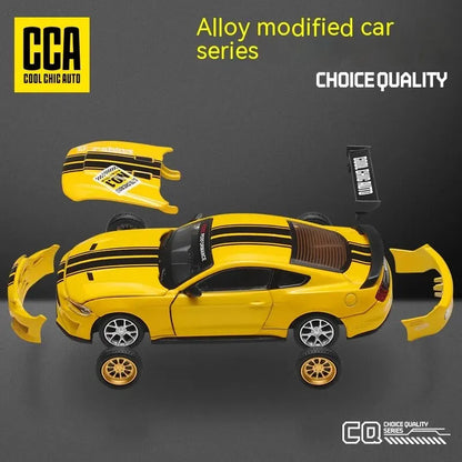 CCA DIY Customizable 1:43 Scale Ford Mustang Alloy Car Model Kit