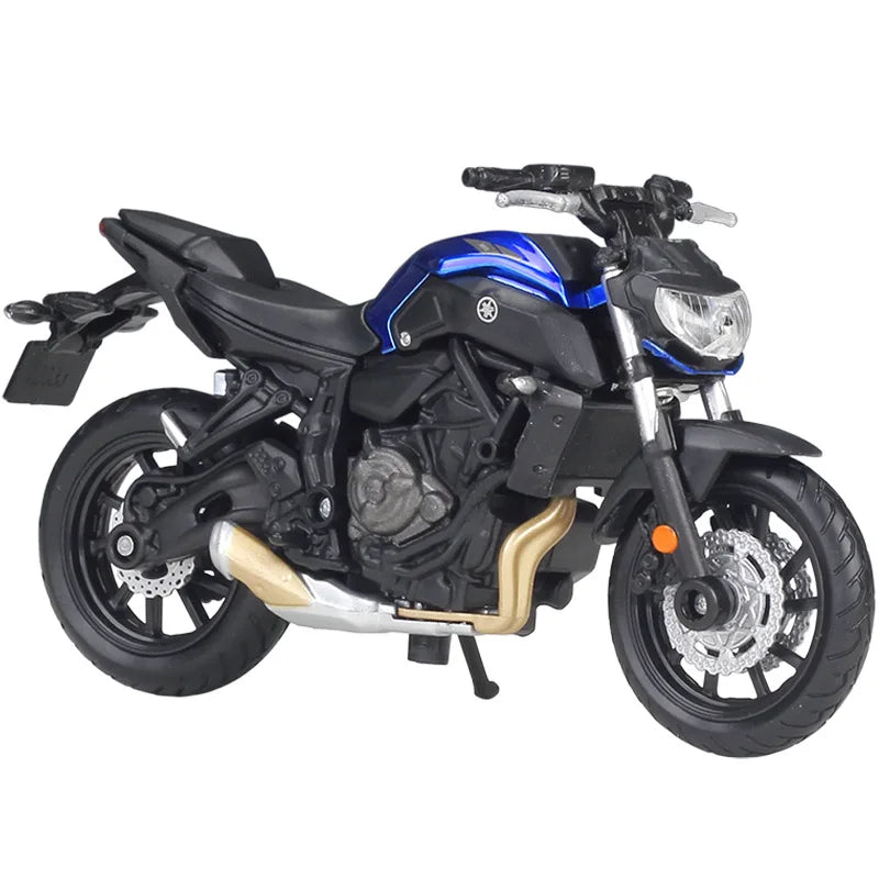 Maisto 1:18 Yamaha 2018 Yamaha Mt-07 Mt07 Mt 07 Diecast Motorcycle Model With Base Toy Gift Display Piece