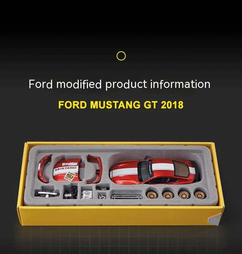 CCA DIY Customizable 1:43 Scale Ford Mustang Alloy Car Model Kit