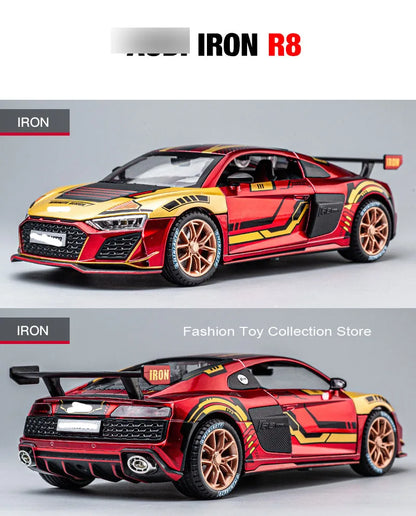 1: 24 AUID R8 Alloy Car