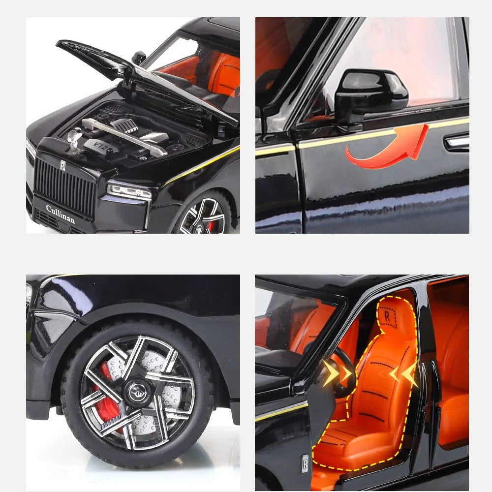 1:24 Cullinan SUV Alloy Scale Car Model Diecast
