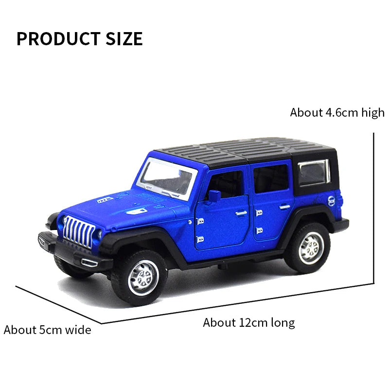 1:36 Alloy JEEPS Wrangler Car
