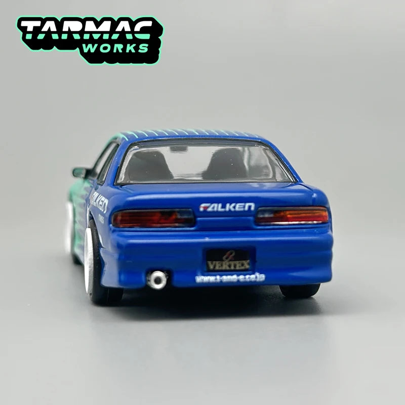 Tarmac Works 1:64 TW VERTEX Nissan Silvia S13 Falken Chase