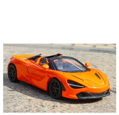 1:32 McLaren 720s Supercar Sports Alloy Diecast Model Car Sound & Light High Simulation Hobby Collection Birthday Gifts For Boy