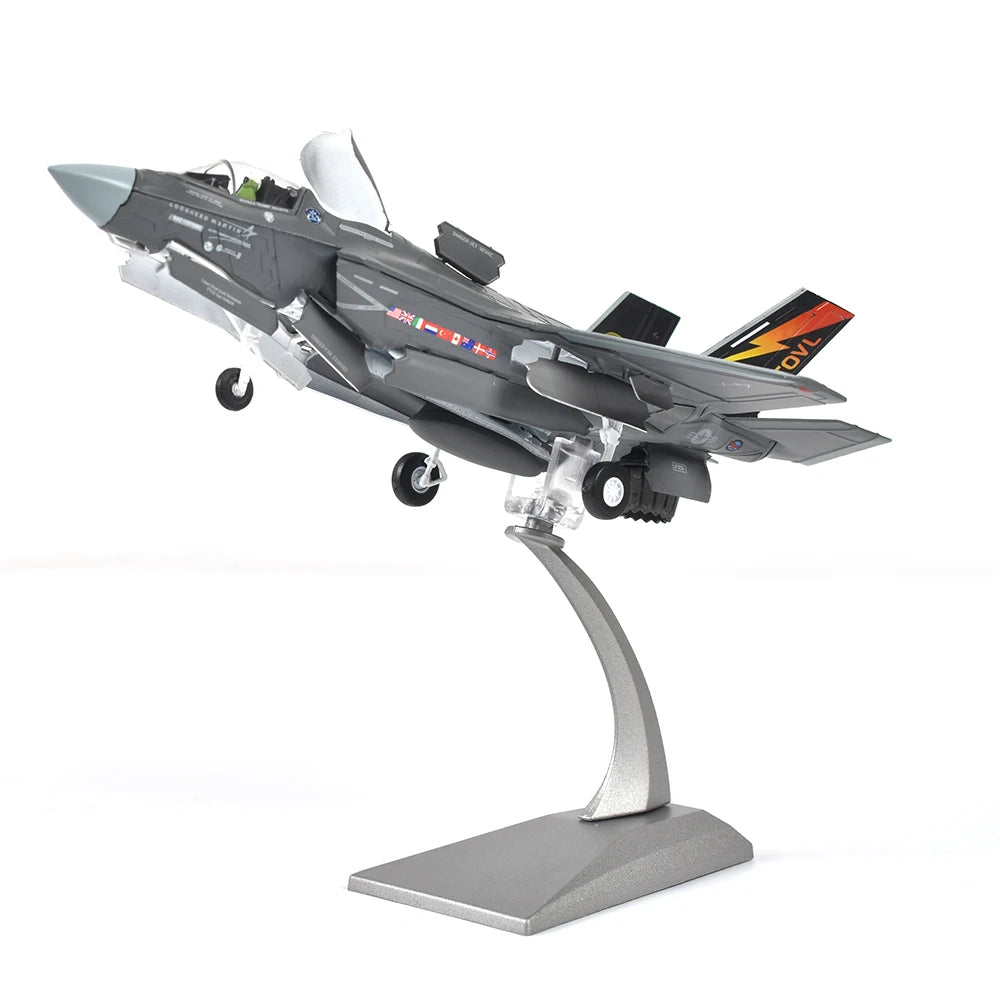 JASON TUTU 1/72 Scale Diecast Metal  F35B Fighter F-35 Lightning II Aircraft