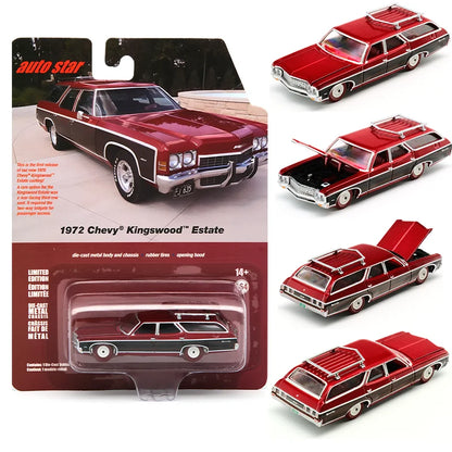 1\64 M2 Machines Alloy Car Model Toys 1:64 AW Bburago 1969 Plymouth Barracuda