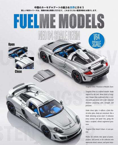Fuelme 1:64 Matt Carbon MGT Diecast