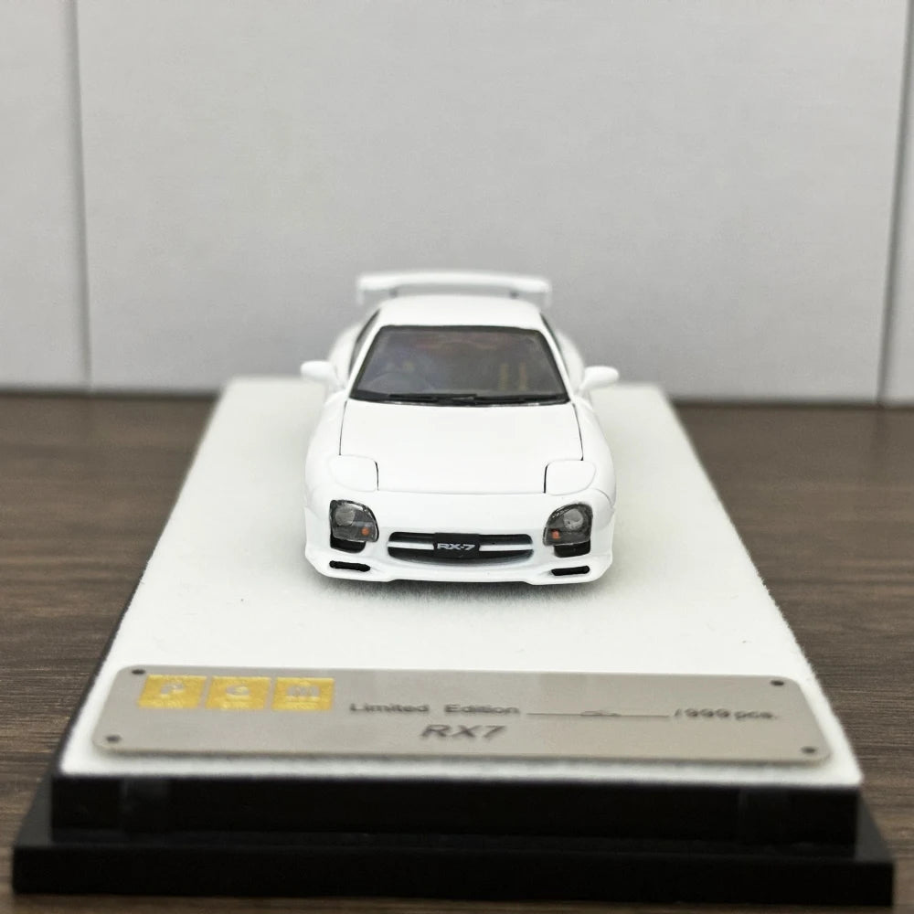 PGM 1:64 RX7 White Color Full Open Diecast Model Car