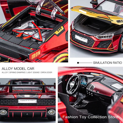 1: 24 AUID R8 Alloy Car