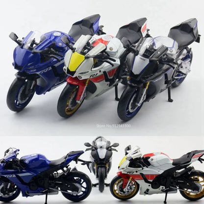 1/12 Scale Yamaha YZF-R1M Motorcycle Alloy Diecast