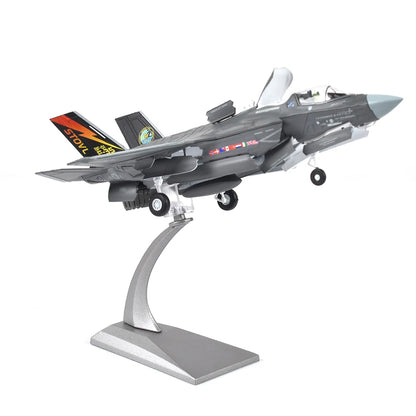 JASON TUTU 1/72 Scale Diecast Metal  F35B Fighter F-35 Lightning II Aircraft
