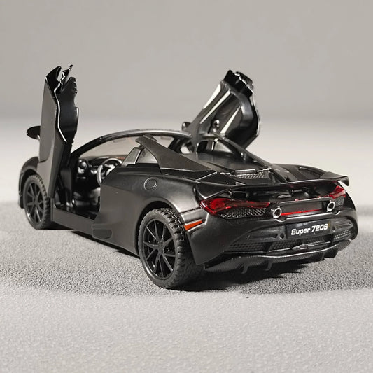 1:32 McLaren 720s Supercar Sports Alloy Diecast Model Car Sound & Light High Simulation Hobby Collection Birthday Gifts For Boy