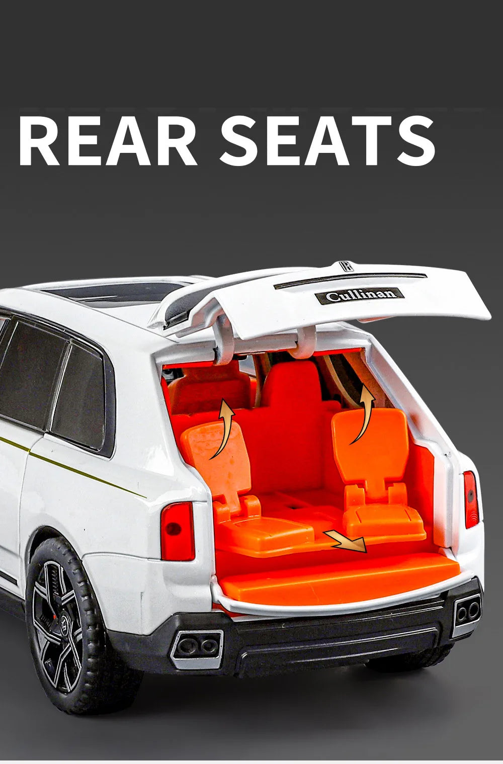 1/24 Rolls Royce Cullinan SUV Alloy Luxury Car