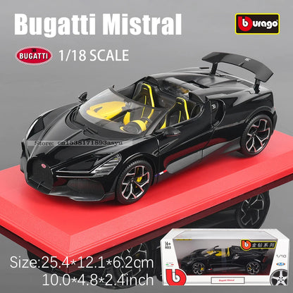 Bburago 1:18 Bugatti Mistra Bolide Divo