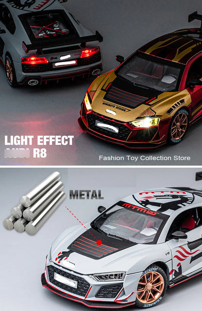 1: 24 AUID R8 Alloy Car