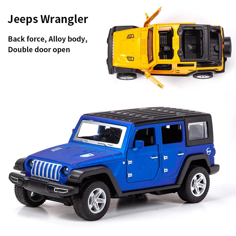 1:36 Alloy JEEPS Wrangler Car