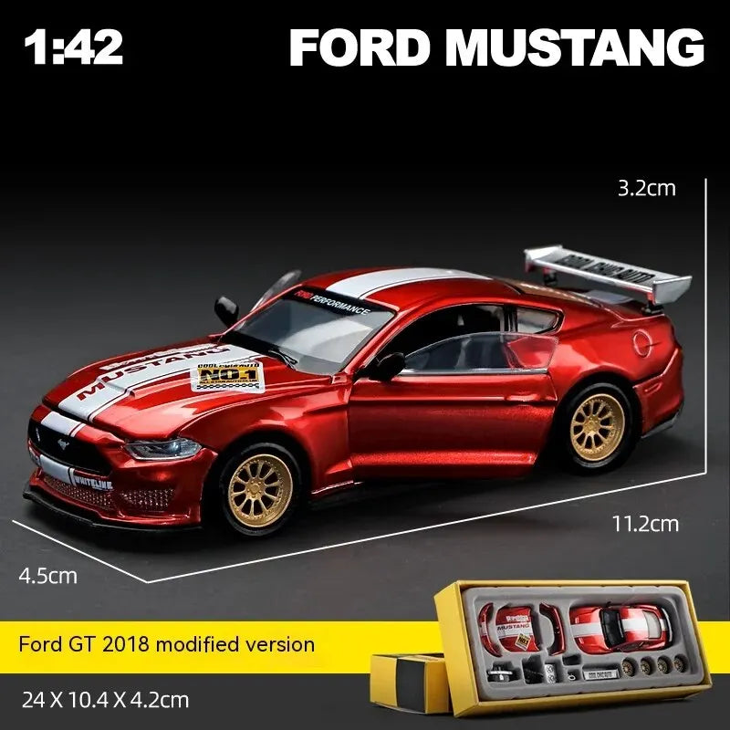 CCA DIY Customizable 1:43 Scale Ford Mustang Alloy Car Model Kit