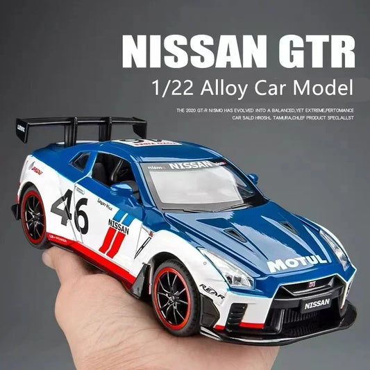 1:24 God Of War Nissan Skyline GTR R34 R35 Alloy