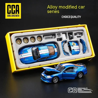 CCA DIY Customizable 1:43 Scale Ford Mustang Alloy Car Model Kit