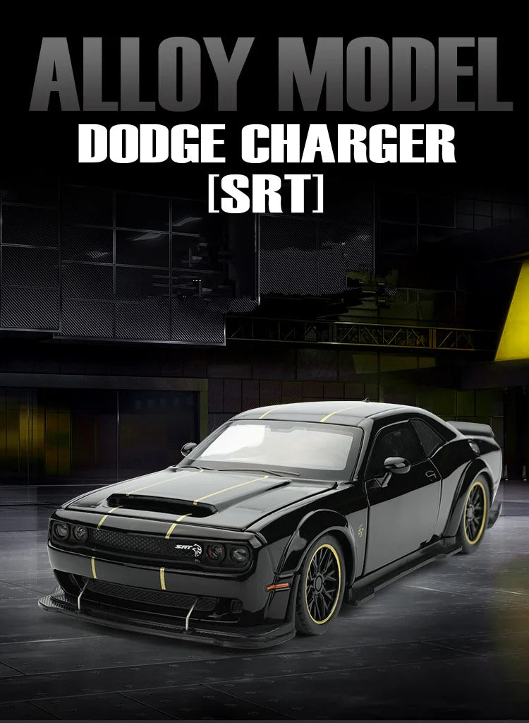 1:32 Dodge Challenger SRT Redeye Hellcat Alloy Musle Car