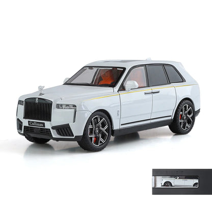 1:24 Rolls Royce Cullinan SUV Alloy Diecast Metal Model Car Pull Back Sound And Light Children's Toy Car Mini GT Miniature Gift