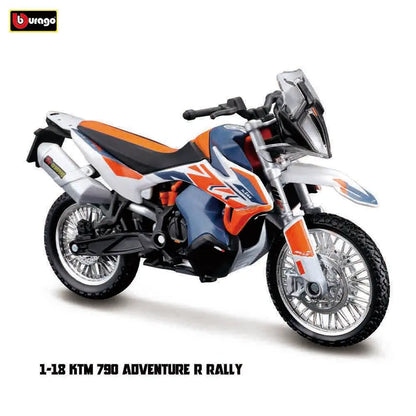 Bburago 1:18 simulation alloy motorcycle Honda Africa Twin Adventure authorized  model toy car gift collection