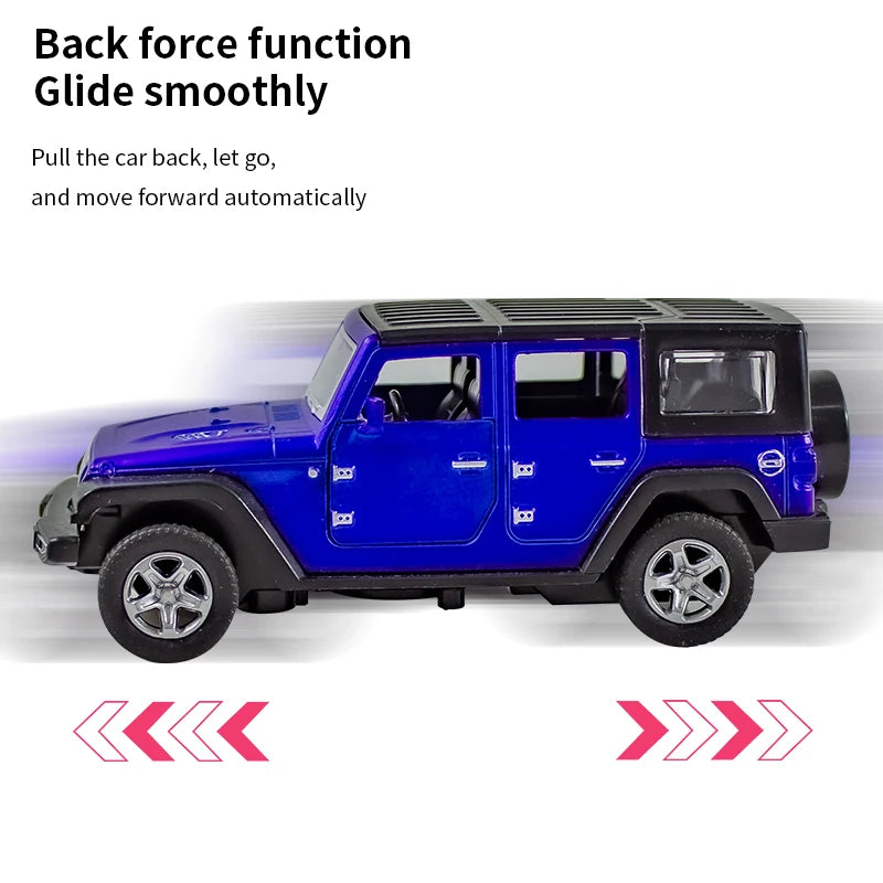 1:36 Alloy JEEPS Wrangler Car