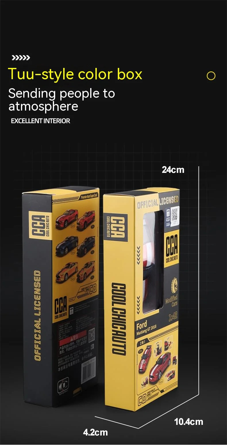 CCA DIY Customizable 1:43 Scale Ford Mustang Alloy Car Model Kit