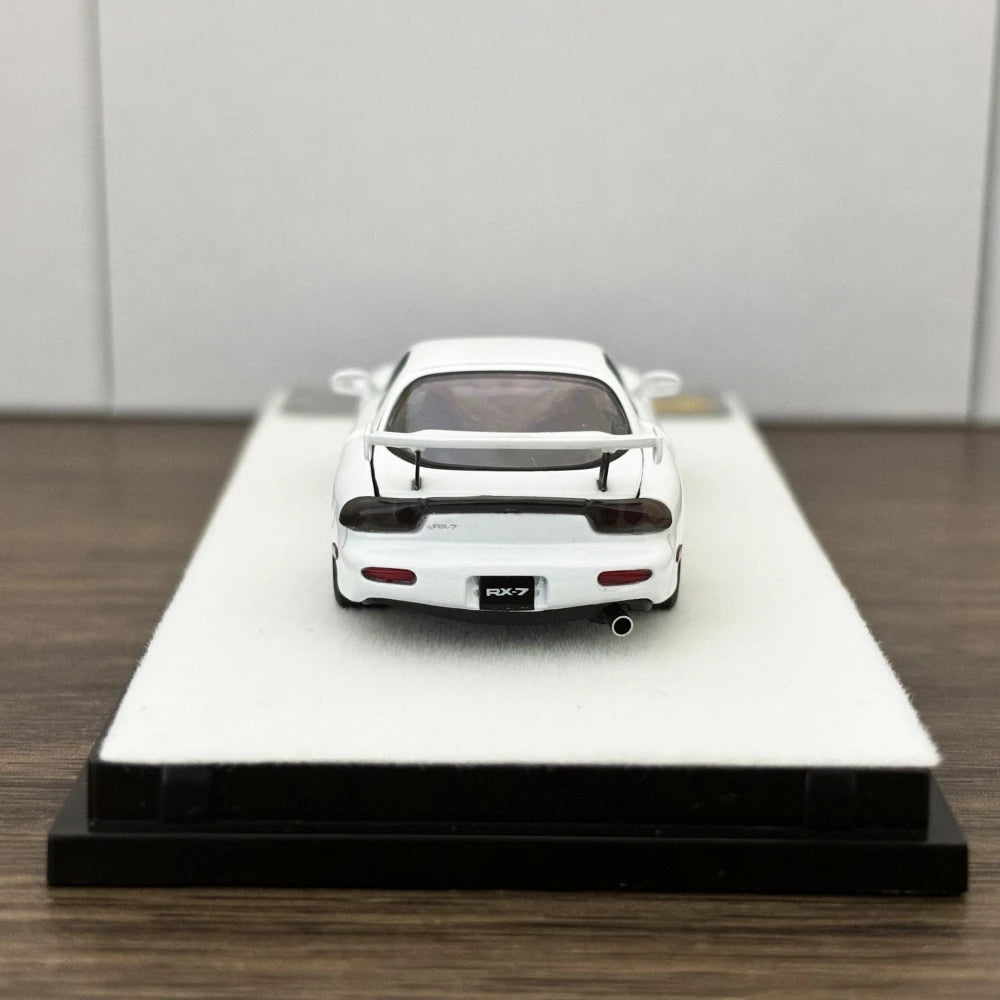 PGM 1:64 RX7 White Color Full Open Diecast Model Car