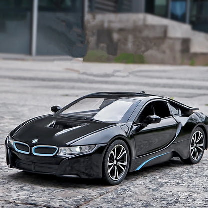 1:24 i8 New Energy Car Alloy Sports Car