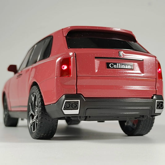 1:24 Rolls Royce Cullinan SUV Alloy Diecast Metal Model Car Pull Back Sound And Light Children's Toy Car Mini GT Miniature Gift