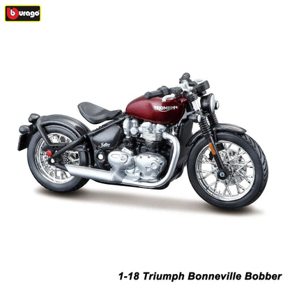 Bburago 1:18 simulation alloy motorcycle Honda Africa Twin Adventure authorized  model toy car gift collection