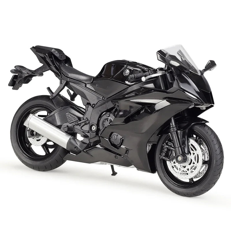 WELLY 1/12 Yamaha YZF-R6 Die Cast Motorcycle Model Toy Vehicle Collection Autobike Shork-Absorber Off Road Autocycle Toys Car