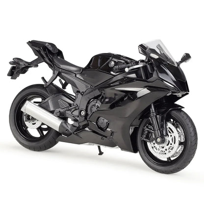 WELLY 1/12 Yamaha YZF-R6 Die Cast Motorcycle Model Toy Vehicle Collection Autobike Shork-Absorber Off Road Autocycle Toys Car