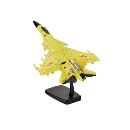 Pullback & Go Jet Rafale Fighter Aircraft Toy with Light Sound Diecast F16 F22 F35