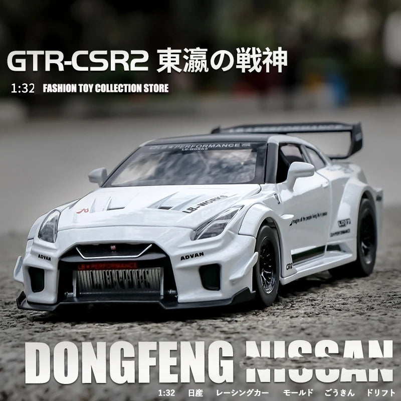 1: 32 GTR-CSR2 Fast and Furious Alloy Car Model Diecasts